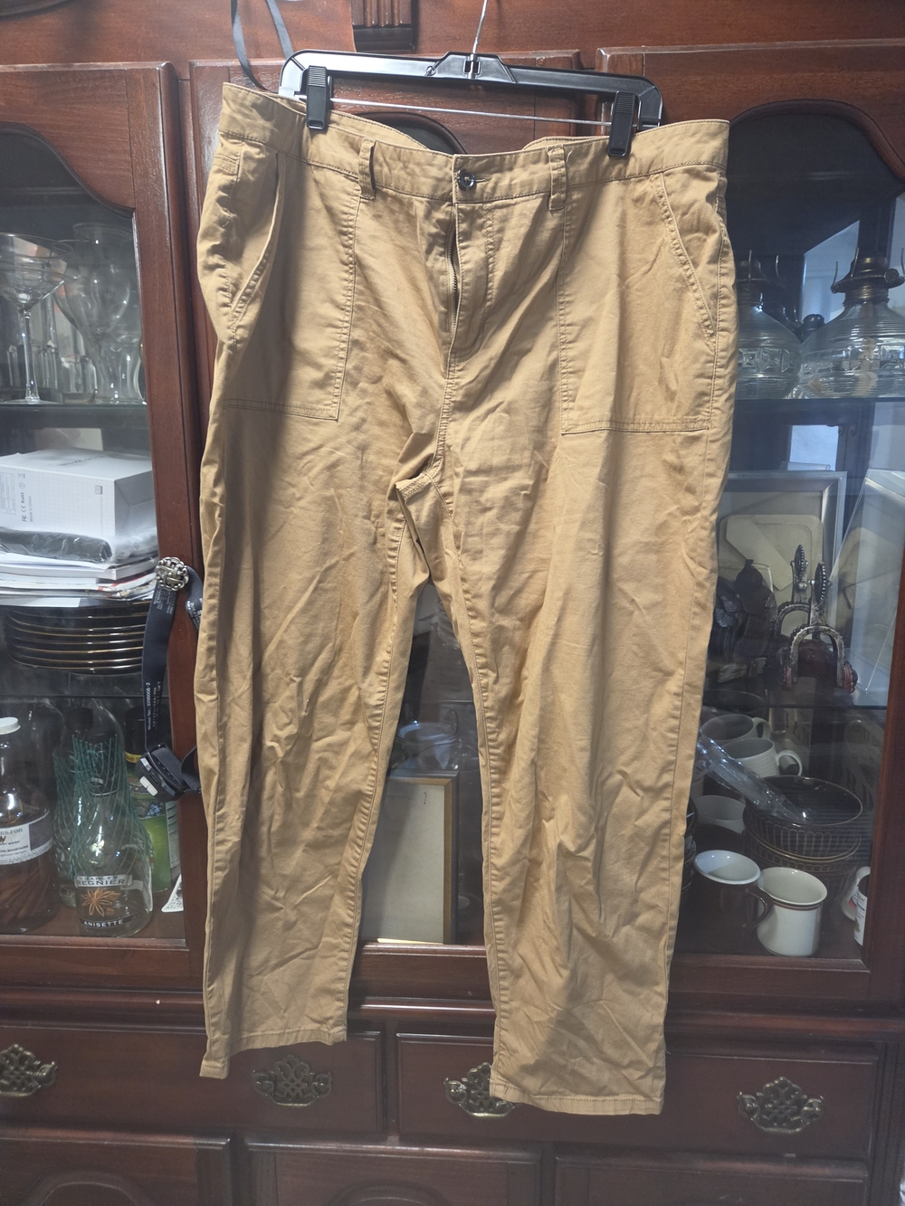Chino Pants in Khaki Tan one 5 one Women's